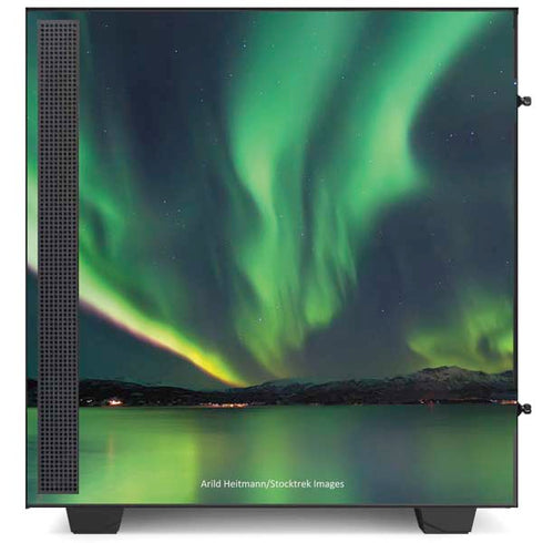StockTrek Aurora Borealis Over Tjeldsundet in Norway NZXT H510 Compact ATX Mid-Tower Case Skin