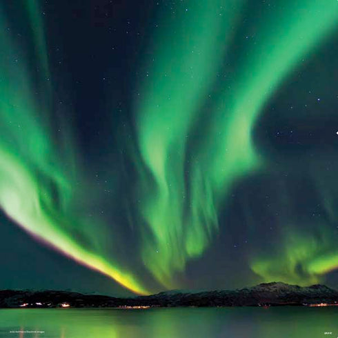 StockTrek Aurora Borealis Over Tjeldsundet in Norway PS4 Slim Skin