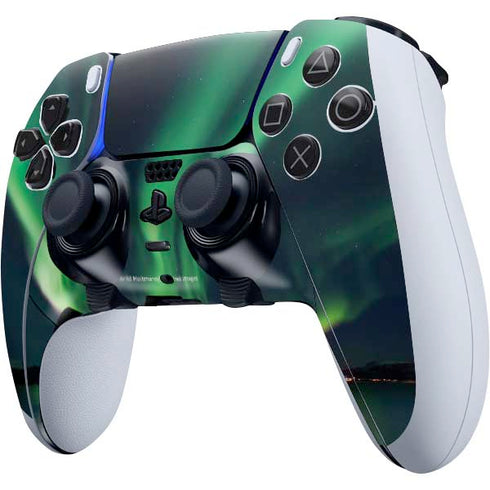 StockTrek Aurora Borealis Over Tjeldsundet in Norway PS5 DualSense Edge Pro Controller Skin
