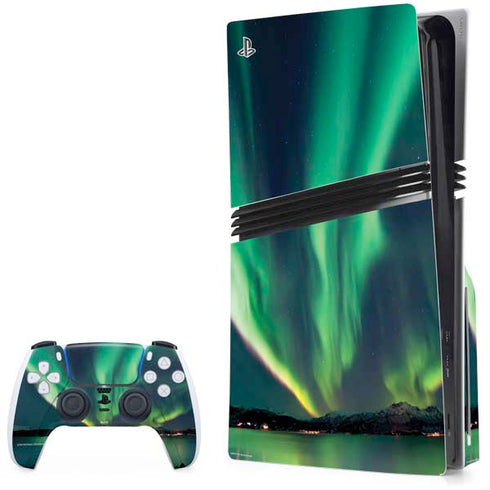 StockTrek Aurora Borealis Over Tjeldsundet in Norway PlayStation PS5 Skins