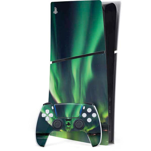 StockTrek Aurora Borealis Over Tjeldsundet in Norway PlayStation PS5 Skins