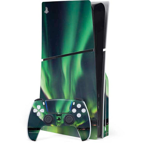 StockTrek Aurora Borealis Over Tjeldsundet in Norway PlayStation PS5 Skins