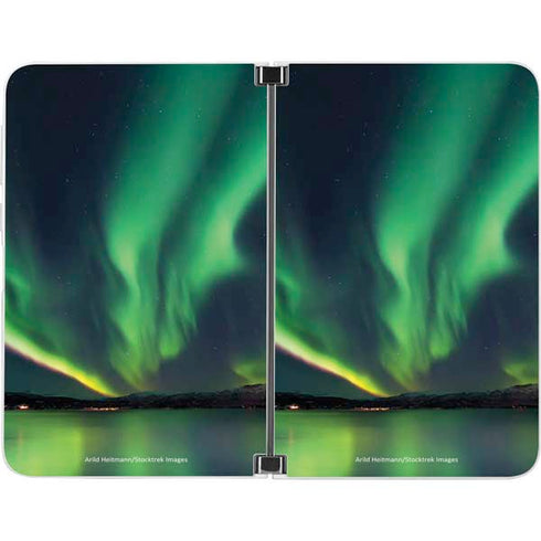 StockTrek Aurora Borealis Over Tjeldsundet in Norway Surface Duo Skin