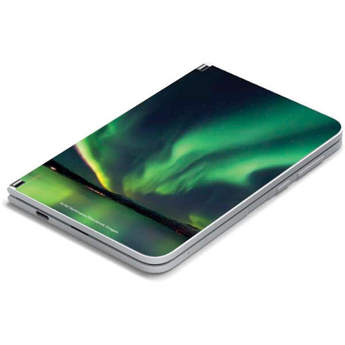 StockTrek Aurora Borealis Over Tjeldsundet in Norway Surface Duo Skin