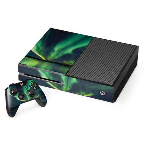 StockTrek Aurora Borealis Over Tjeldsundet in Norway Xbox One Console and Controller Bundle Skin