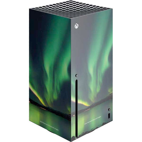 StockTrek Aurora Borealis Over Tjeldsundet in Norway Xbox Series X Console Skin