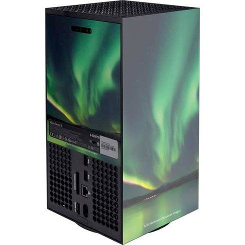 StockTrek Aurora Borealis Over Tjeldsundet in Norway Xbox Series X Console Skin