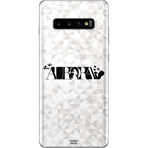 Disney Princess Aurora Chromatic Galaxy S10 Plus Skin