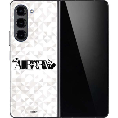 Disney Princess Aurora Chromatic Galaxy Z Fold5 5G Skin