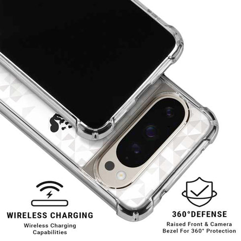 Disney Princess Aurora Chromatic Pixel 9/9 Pro Clear Case