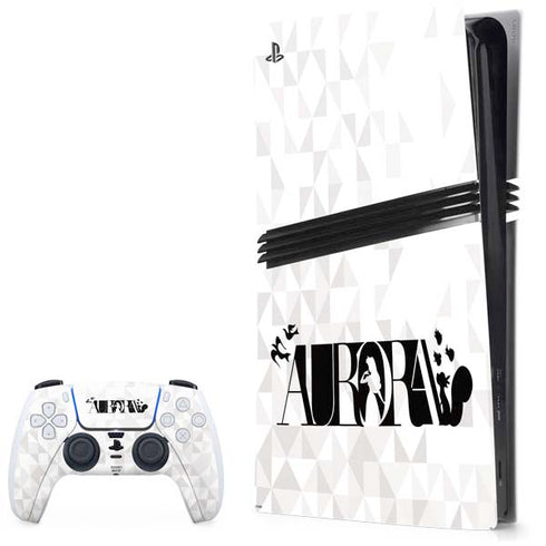 Disney Princess Aurora Chromatic PS5 Pro Bundle Skin