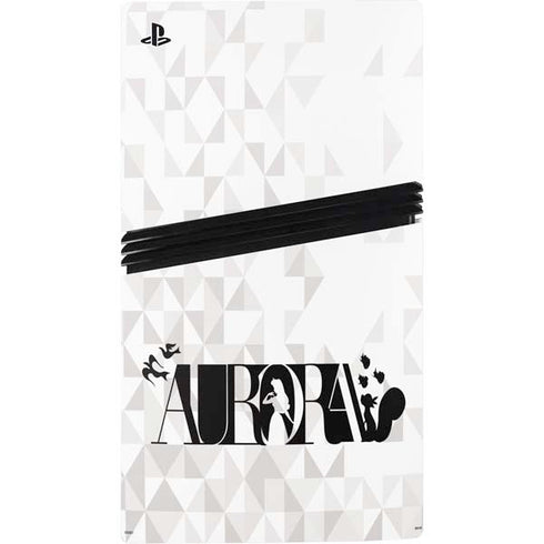 Disney Princess Aurora Chromatic PS5 Pro Console Skin
