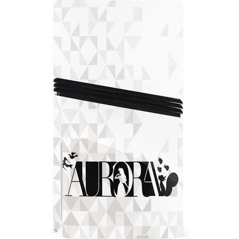 Disney Princess Aurora Chromatic PS5 Pro Disk Bundle Skin