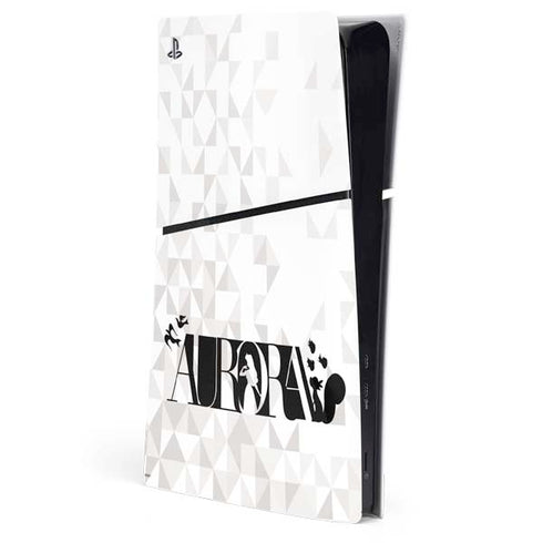 Disney Princess Aurora Chromatic PS5 Slim Digital Edition Console Skin