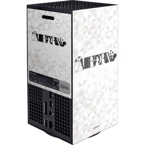 Disney Princess Aurora Chromatic XBox Series X Digital Edition Console Skin