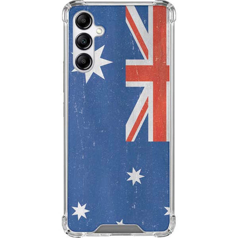 Australia Flag Distressed Gabb Phone 4 Clear Case