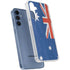 Australia Flag Distressed Galaxy A55 5G Clear Case