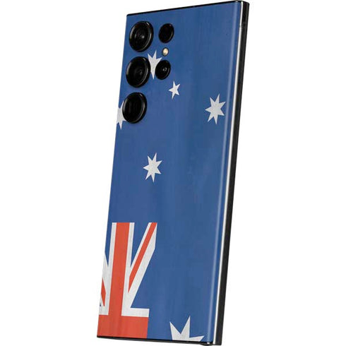 Australia Flag Distressed Galaxy Skins