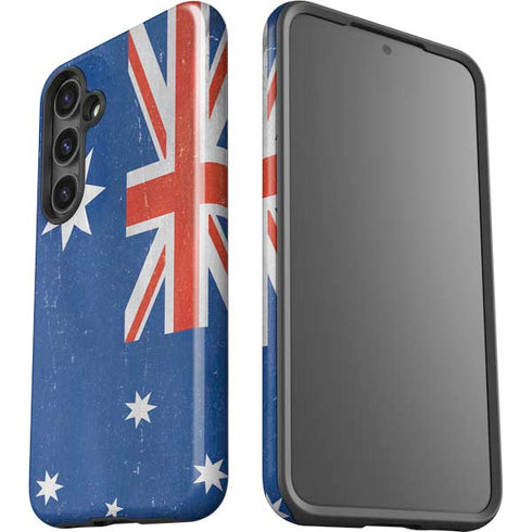 Australia Flag Distressed Galaxy S25 Plus Impact Case