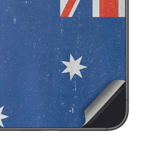 Australia Flag Distressed Galaxy S25 Skin