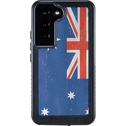 Australia Flag Distressed Galaxy S24 Waterproof Case