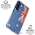 Australia Flag Distressed Galaxy S25 FE Clear Case