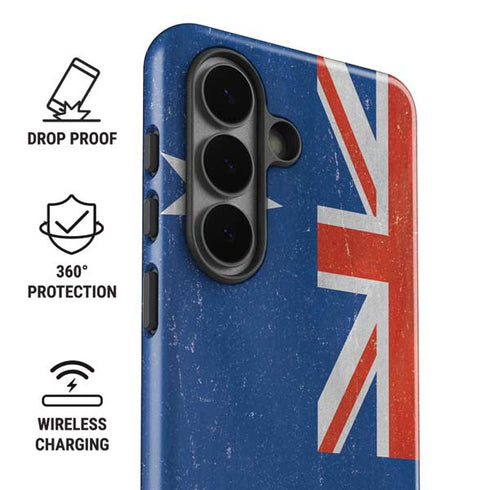 Australia Flag Distressed Galaxy S26 Impact Case