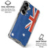 Australia Flag Distressed Galaxy S26 Plus Clear Case