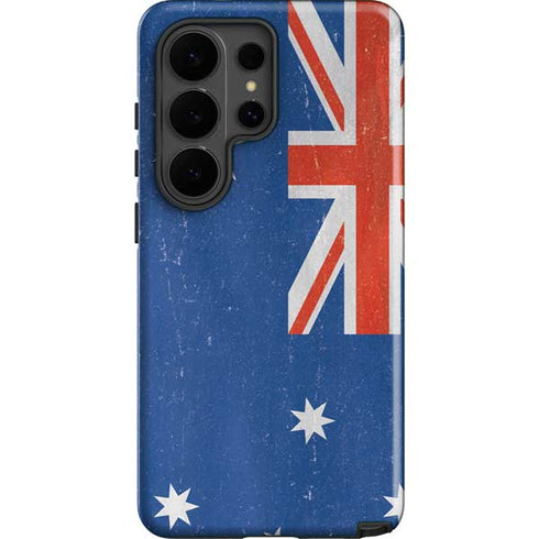 Australia Flag Distressed Galaxy S26 Ultra Impact Case