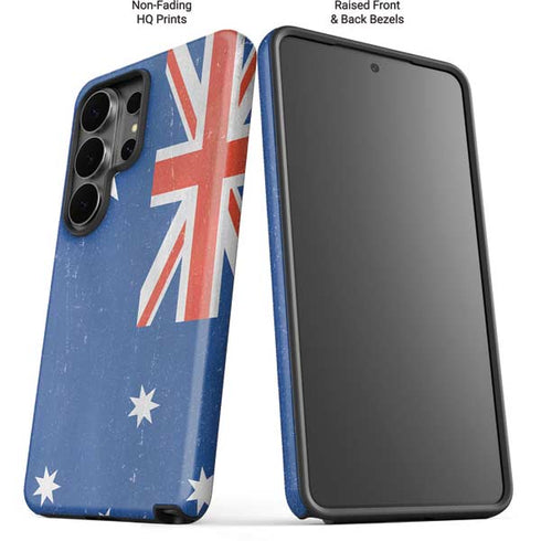 Australia Flag Distressed Galaxy S26 Ultra Impact Case