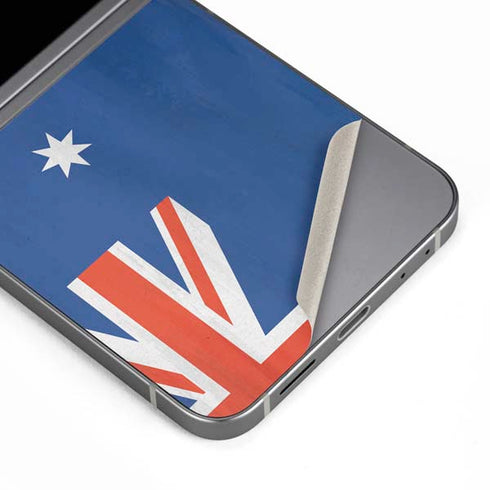 Australia Flag Distressed Galaxy Z Flip6 Skin