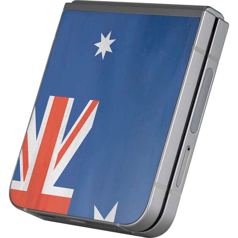 Australia Flag Distressed Galaxy Z Flip6 Skin