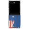 Australia Flag Distressed Galaxy Z Flip6 Clear Case