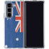 Australia Flag Distressed Galaxy Z Fold5 5G Clear Case