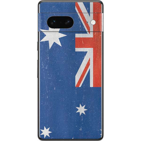 Australia Flag Distressed Pixel Skins
