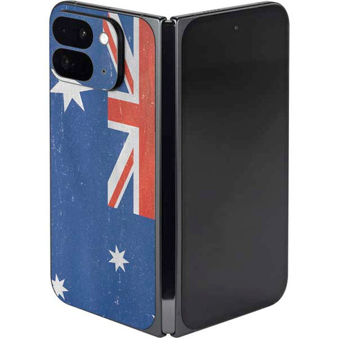 Australia Flag Distressed Google Pixel 9 Pro Fold Skin