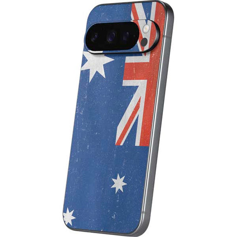 Australia Flag Distressed Google Pixel 9 Pro Skin