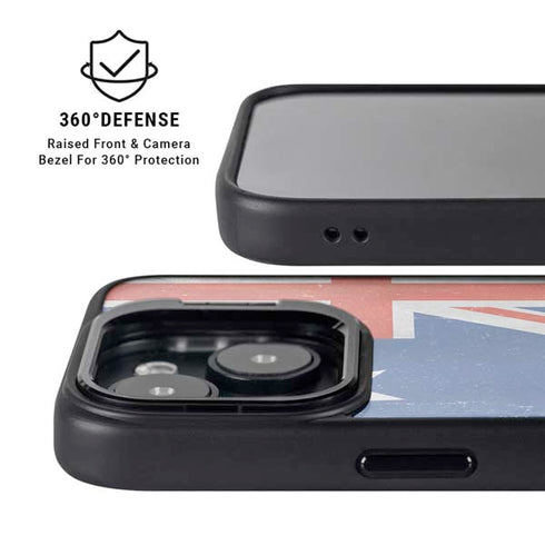 Australia Flag Distressed iPhone 13 Kickstand Case
