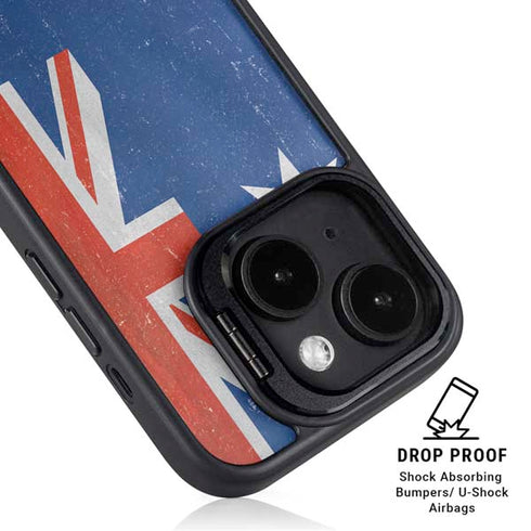 Australia Flag Distressed iPhone 13 Kickstand Case