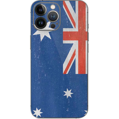 Australia Flag Distressed iPhone 15 Pro Max Skin