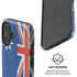 Australia Flag Distressed iPhone 16 Plus Magsafe Impact Case