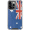 Australia Flag Distressed iPhone 16 Pro Clear Case