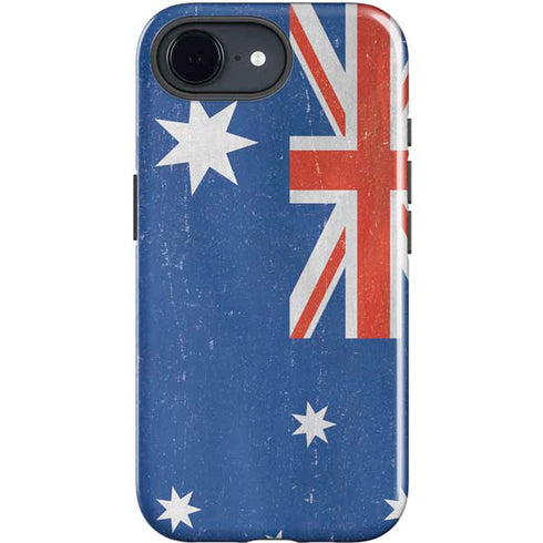 Australia Flag Distressed iPhone 16e Impact Case