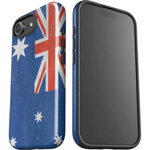 Australia Flag Distressed iPhone 16e Impact Case