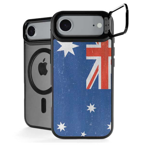 Australia Flag Distressed iPhone 17 Air Kickstand Case