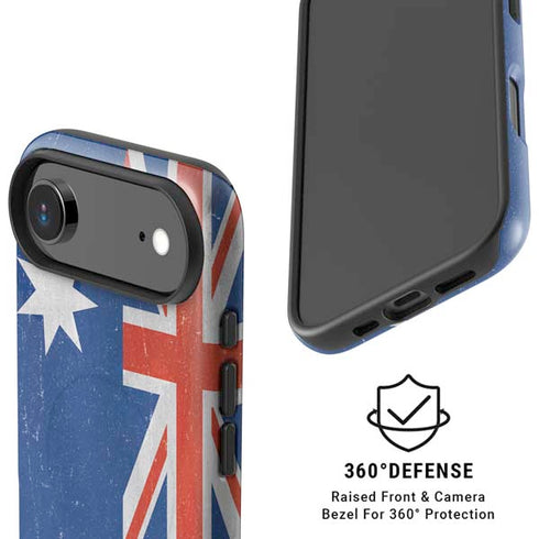 Australia Flag Distressed iPhone 17 Air Magsafe Impact Case