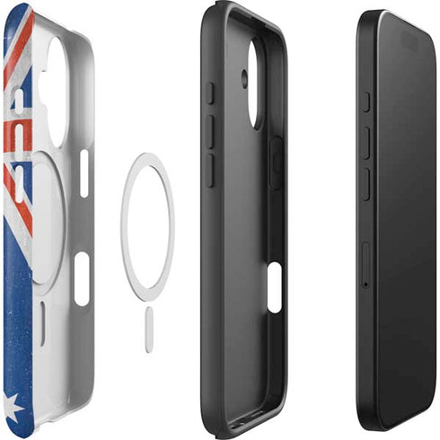 Australia Flag Distressed iPhone 17 Magsafe Impact Case