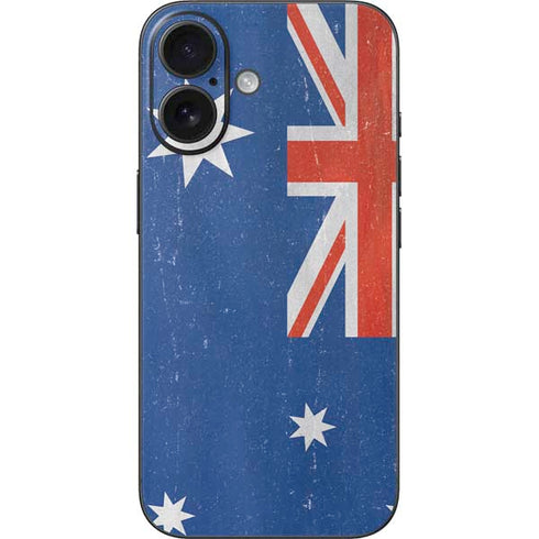Australia Flag Distressed iPhone 17 Skin