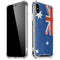 Australia Flag Distressed iPhone X/XS Clear Case