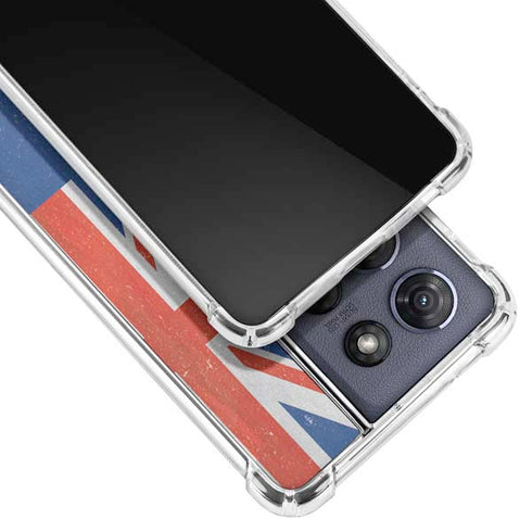 Australia Flag Distressed Moto G Stylus 5G (2025) Clear Case